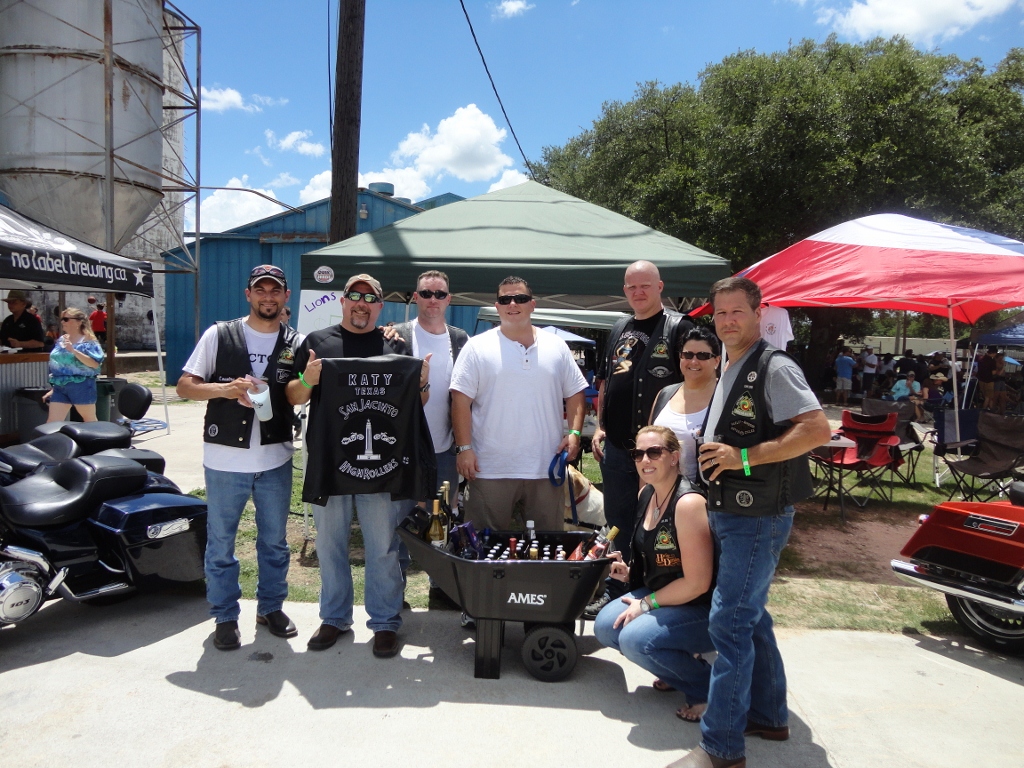 Katy Liquor Wagon Raffle at No Label Brewing Co. – June 2014 | San Jacinto High Rollers MC - Katy Chapter