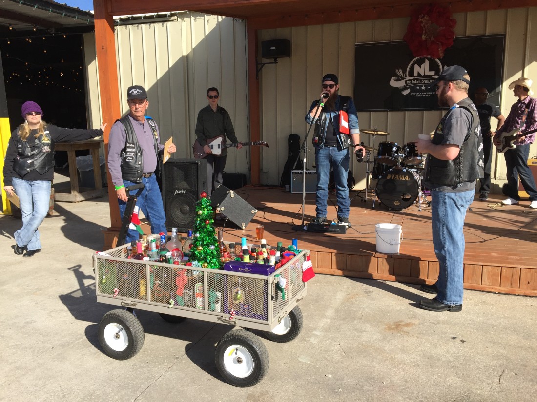 SJHRMC Holiday Liquor Wagon – December 2015 by San Jacinto High Rollers MC - Katy Texas Chapter