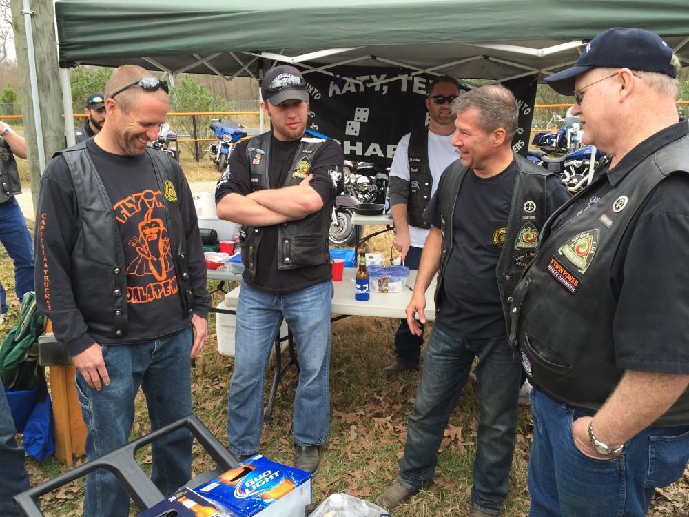 SJHRMC Cheers Patch In – February 2016 by San Jacinto High Rollers MC - Katy Texas Chapter