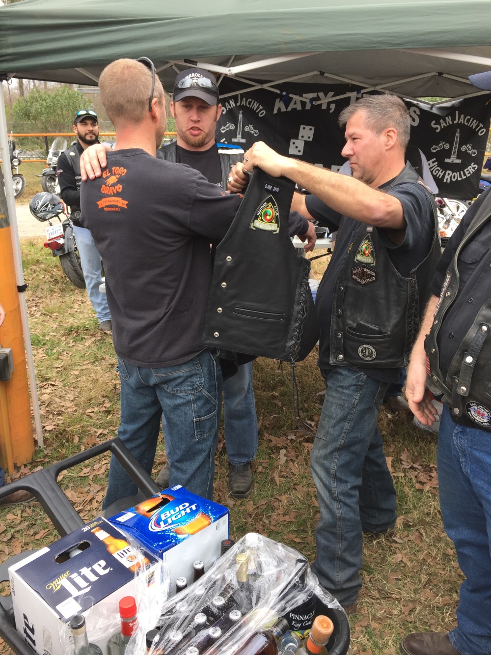 SJHRMC Cheers Patch In – February 2016 by San Jacinto High Rollers MC - Katy Texas Chapter